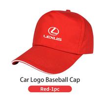 Car Sun Hat Baseball Cap Outdoor Sunscreen Hat Accessories For Lexus IS250 IS200 CT200h GS300 LS430 RX450h LX570 IS300 ES RX II1 red