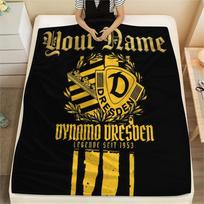 1PC Custom Name SG Dynamo Dresden Patterned Flannel Blanket Suitable For All Seasons for Home Decor Warmth and Comfort Gifts Holiday Present -HE201 130cm x 150cm
