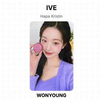 IVE Hapa Kristin Oficiali nuotraukų kortelė WONYOUNG 17
