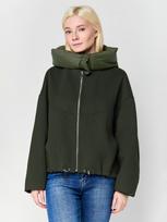 Women Oversized Zip Up Hoodie Jacket Casual Long Sleeve Sweatshirt Coat Solid Color Pullover S gray