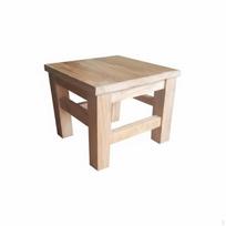 Tvirta, erdvę taupanti medinė kėdutė įėjimui ir vaikams Clear 20x20x20cm beige