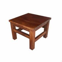 Tvirta, erdvę taupanti medinė kėdutė įėjimui ir vaikams Walnut 20x20x20cm brown