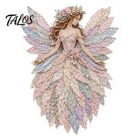 Fabric Craft Supplies Flower Fairy Patchwork DIY Kit, Layered Sewing Decorative Handmade Gift Floral Kit for Adults, Whimsical Home Decor Artistic balta