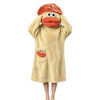 Kids Funny Big Mouth One-Piece Pajama, Quirky Design Sleepwear for Boys and Girls, Comfortable Home Wear 140 geltona