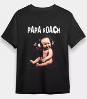 HOT NEW Papa Roach band black T-shirt Unisex tee All sizes S-5XL XY756 M beige