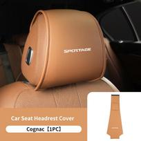 Automobilio stiliaus galvos atramos dėklas Nešvarumams atsparus Apsauginis dangtelis nuo dulkių KIA Sportage Rio K5 K2 Optima Cerato Proceed Venga Sedona brown