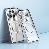 Aluminum Metal Case For Motorola Edge 70 Pro Fusion Ultra Edge 60 Pro Strong Drop Proof Cover Magnetic Wireless Charging aluminum&Motorola Edge 70 gray