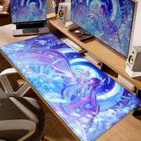 Genshin Impact Columbina Durin Mousepad Anime Mouse Pad Laptop Gaming Accessories Mousepads Large Desk Mat Computer Keyboard Rug 30cmx60cm(11.8x23.6inch) beige