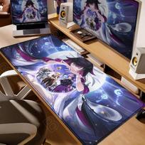Genshin Impact Columbina Durin Mousepad Anime Mouse Pad Laptop Gaming Accessories Mousepads Large Desk Mat Computer Keyboard Rug 30cmx60cm(11.8x23.6inch)
