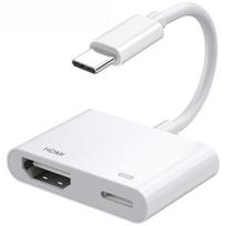 USB C to HDMI Adapter 4K 30Hz for iPhone 16 15 Series TV Connection Digital AV Converter balta