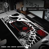 Gaming Accessories Mouse Pad Tokyo Ghoul Mousepad black white Anime Large Mouse Mat Keyboard Computer Gamer Desk Mat 900x400cm 600x350x2mm
