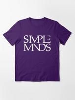 Simple Minds Simple Minds Essential T-Shirt M baklažanų spalva