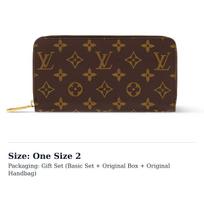 LOUIS VUITTON Zippy piniginė Monogram Brown M42616 One Size 2 black