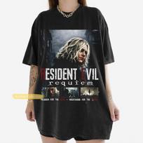 Limited Resident Evil 9 Requiem T shirt, RE9 Fan Gift, Grace Ashcroft Leon Kennedy, Survival Horror Tee T-Shirt Mens Kids 3XL gray