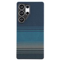 Samsung Galaxy S24 Ultra dėklas - Magnetinis aramidinis pluoštas, mėlynas
