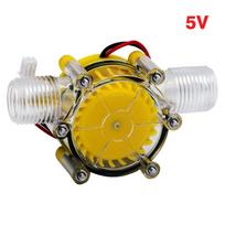 DC 5V 12V 80V mikro hidrogeneratorius čiaupų siurblys lengvas pasidaryk pats vandens srautas nerūdijančio plieno hidraulinė mini turbina didelės galios viešbučio pagrindinis puslapis 5V white