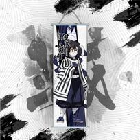 „Demon Slayer“ sieninė diagrama Anime Kamado Tanjiro Nezuko drobės plakatas Šiuolaikinis namų dekoravimas Svetainės pakabukas Dovana
