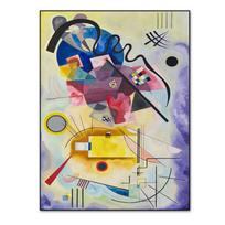 Įžymus menas Vintažinis Wassily Kandinsky drobės tapybos plakatas ir spaudinys Quadros sienos paveikslas, skirtas gyvenamojo kambario namų dekoravimui Cuadro 60X90cm Unframed