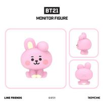 BTS BT21 Oficiali Baby Ver MONITOR FIGŪRA, kurią sukūrė LINEFRIENDS Royche Authentic Goods COOKY white