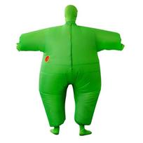Pripučiamas viso kūno kostiumas Sumo drabužiai Vaikštantis lėlė Juokingas Baltas ūgiui 1,6m - 2,2m green