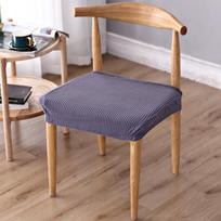 Valgomojo stalo ir kėdės užvalkalas Universalus Elastingas Modernus Paprastas Namų Sėdynės Užvalkalas Be Atlošo Biuro Pagalvėlės Užvalkalas 30*30*5cm gray