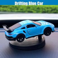 Spyruoklinis Drift Automobilio Prietaisų Skydelio Žaislas Supamas Automobilio Interjero Dekoras Drift Blue Race blue