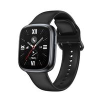 Pakeičiama apyrankė laikrodžiui, minkštas silikoninis dirželis „Honor Watch 4“ išmaniajam laikrodžiui juoda