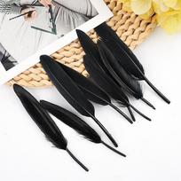 50Pcs Color Small Straight Knife Feather Goose Feather Early Education Enlightenment Diy Earrings Hat Cat Toy Decorative Accessories juoda