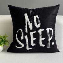 Šiaurietiški minimalistiniai juodai balti kvadratiniai dekoratyviniai pagalvės, pliušinės automobilio ir sofos pagalvėlės 45 * 45Cm double-sided printing + pillow core white