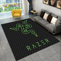 3D Razer logotipas Žaidimų Žaidėjo Gyvatė Kilimas Kilimas Namams Svetainei Miegamajam Sofai Durų Kilimėlis Dekoras, Vaikų Žaidimų Zona Kilimas Neslystantis Grindų Kilimėlis 60*90cm
