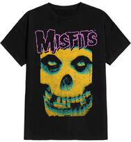 Misfits Warhol Graphic Print Men's and Women's Loose Short Sleeved T-shirt for Casual Wear All Year Round, Luxury Clothing XL yellow