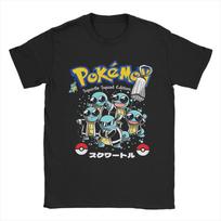 Kawaii Pokemonizuoti Pichu Pikachu Raichu Marškinėliai Vyriški Medvilniniai Trumpomis Rankovėmis Apvalia Kaklo Iškirpte Vasaros Viršutiniai Drabužiai L gray
