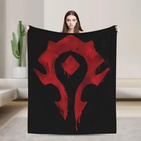 World of Warcraft, WOW Žaidimo Antklodė Kokybiška Super Šilta Mėtoma Antklodė Žiemos Iškylos Lauke Grafinė Lovatiesė 30x40in brown