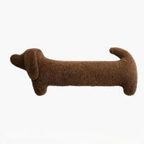 Minimalistinė vienspalvė takso pagalvė Imituota kupranugario vilna Odai draugiška Karalienės lovai Miegui lankstyti kojas Raminti Ilga juosta 68cm【0.3kg】 black