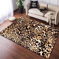 Tigrinės dryžuotos ir leopardinės dėmės kilimas Nordic namų svetainei skalbiamas neslystantis kilimėlis miegamojo lovūgalio kilimėlis didelio ploto grindų kilimėlis 60x90cm
