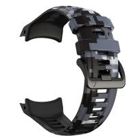 22/26 mm kamufliažinio rašto silikoninis dirželis, skirtas Garmin Instinct 3 45 mm/50 mm, ekologiškas kamufliažinio rašto dirželis Garmin Instinct 3 50mm black