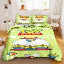 Žaislų istorija 3 dalių 1 antklodės užvalkalas Vienas patalynės komplektas Comforte Luxus Išskirtinė gimtadienio dovana 100% poliesteris Namų dekoras 135x200cm