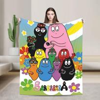 Barbapapa Barbamama Šeima Antklodė Kokybiška Super Minkšta Mesti Antklodę Pavasarinė Dekoratyvinė Sofos Kėdės Naujovė Patalynė 50x60in