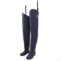 Kvėpuojantys žvejybos bridkelnės, neperšlampamos kelnės su kojinėmis, dydis 8-10 Boot Size US 9.5 gray