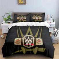 Madingi Imtynių Sporto W-Wwe 3D Spausdinti Lovos Patalynės Rinkiniai Lovos Reikmenų Rinkinys Antklodės Užvalkalas Lovos Antklodės Rinkinys Patalynės Rinkinys Prabangios Dovanos AU Single(140*210cm)3pcs