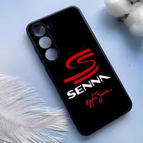 Ayrton Senna F1 telefono dėklas Samsung S25 Ultra S24 S23 S22 S21 S20 Plus Fe Galaxy A54 A53 A34 A25 Silikoninis dangtelis Samsung S23 Plus gray