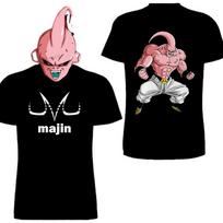 Dragon Ball Majin Buu Oversized Tshirt for Men Summer Hip Hop Fashion Quick Dry Tops Cool Harajuku Style Women Clothes Tees 4XL pink