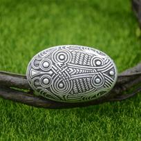1 vnt. Retro Švedijos Norse Vikingų Sagės Papuošalai Vintažinis Norse Talismanas Drabužiams Marškiniams Kostiumui gray