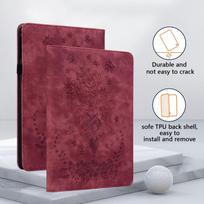Skirta Samsung Galaxy Tab S10 FE 10,9 colio 2025 SM-X520 SM-X526B planšetės dėklas Rožės žiedo dėklas S7 S8 S9 S10 11 colių dėklams S9FE 10.9inch raudona