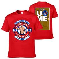 Aukštos kokybės medvilninis John Cena imtynių unisex marškinėlis, vasariniai unisex viršutiniai drabužiai, trumpomis rankovėmis, laisvalaikio unisex drabužiai S brown