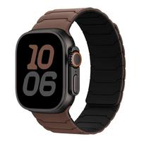 Magnetinis silikoninis dirželis Apple Watch juostai 45mm 44mm 40mm 42mm 46mm 41mm 49mm 38mm Apyrankė IWatch Series 10 SE 9 8 7 Ultra 2 S10-46 42 44 45 49MM black