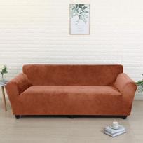 Aksominis Elastingas Sofos Užvalkalas L formos Sofos Užtiesalas Svetainės Kampinei Sofai Minkštas Tampus Funda 2 seat 145-185cm