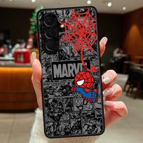 Telefono dėklas, skirtas Samsung Galaxy A73 A33 A14 A23 A53 A52S A72 A17 A52 A56 A55 A16 A15 A54 A35 A34 A36 Marvel Mielas Žmogus-voras Galaxy A23 5G