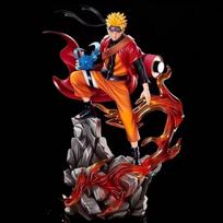 Anime Naruto figūrėlė Naruto Uzumaki Uchiha Sasuke PVC veiksmo figūrėlė Statulėlė Kolekcinis modelis Lėlė Puikus žaislas Puiki dovana brown