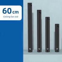 Diamond Brand Juodo lubinio ventiliatoriaus prailginimo strypas Ilgas prailginimo strypas 50 60 80 CM 1 M 1.2 M 1.5 M 60cm (Black) black